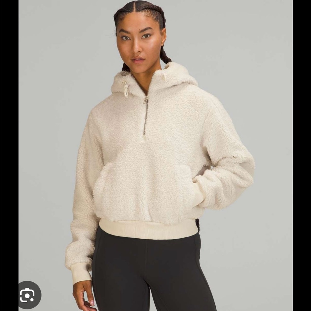 Lululemon Fleece Half Zip Hoodie Sweater